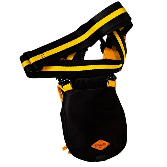 MZ Wallace Micro APEX Small Crossbody Nylon 
Yellow/Navy - Picture 7 of 7